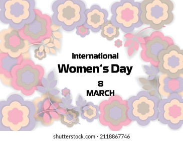 You can use 8 March International Women's Day Background to design background, poster, banner,... etc.
