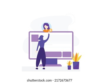 puede usar el diseño plano del usuario para diseñar banners, carteles, fondos, ...etc.