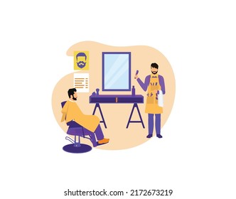 you can use Barber shop flat design to design banners, posters, backgrounds, ...etc.