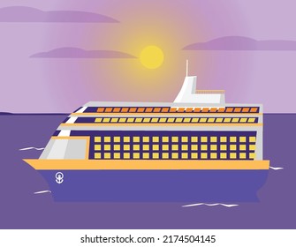 you can use Cruise ship flat design to design banners, posters, backgrounds, ...etc.