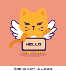 Du kannst Cute cat hallo benutzen
 um Hintergrund, Poster, Banner,... usw.