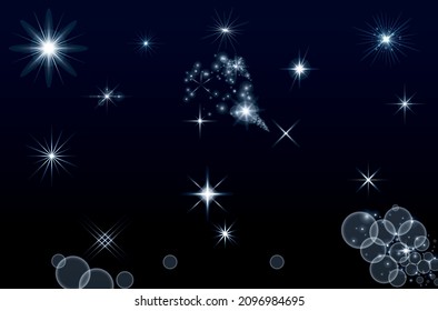 You can use Decorative Light Effects to design many things, such as, Background, poster, banner,...etc.