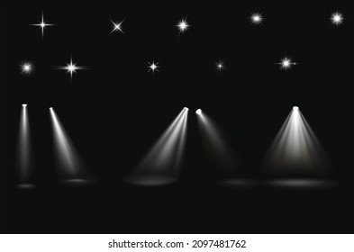 You can use Disco Spotlight With Shiny Glow to design poster, banner, background, or cover social media,.. etc.