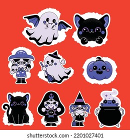 you can use Flat halloween elements collection to design banners, posters, backgrounds, print POD...etc.