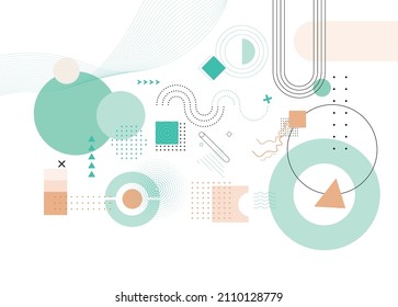 You can use geometric background
 to design background, poster, banner,... etc.