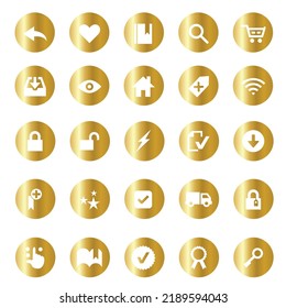 you can use Gold ecommerce and online shopping icons orbis series to design banners, posters, backgrounds, ...etc.