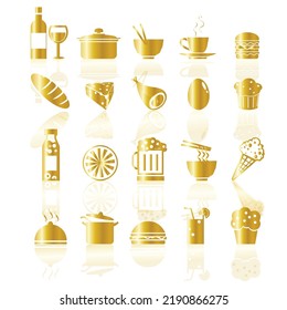 you can use Gold food and drink icons to design banners, posters, backgrounds, ...etc.