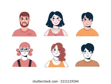 You can use Hand drawn flat profile icon Vector illustration to design background, poster, banner,... etc.