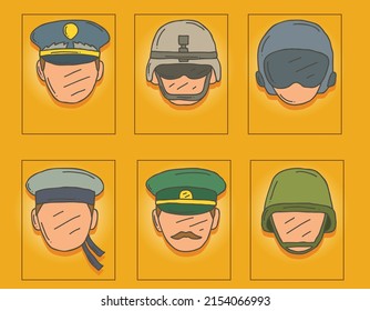 you can use Icon set of military professionsArmed Forces  to design banners, posters, backgrounds,..etc.