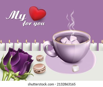 you can use Purple flower with i love you background vector to design banners, posters, backgrounds,..etc.