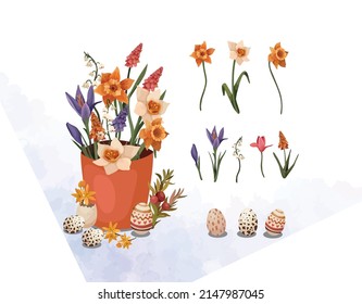 you can use Set of different beautiful bouquets with garden and wild flowers to design banners, posters, backgrounds,..etc.