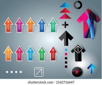 you can use Shiny arrow infographic vectors
 to design banners, posters, backgrounds,..etc.