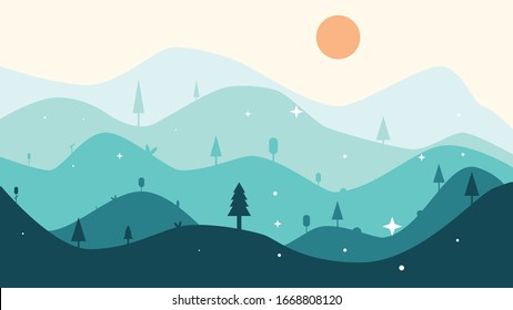 You can use this flat background for your game background, illustration, or anything else you want to.