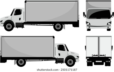 You can use this royalty-free vector image "Vector truck. front view; side view; back view." for personal and commercial purposes according to the Standard or Extended License.