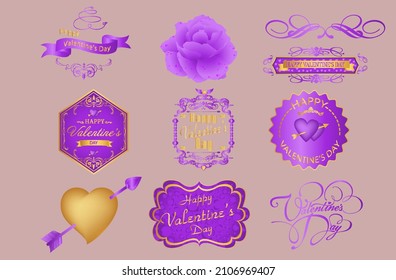You can use valentine day label to design background, poster, banner,... etc.