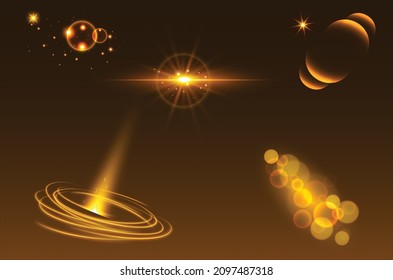 You can use Yellow Light Effect to design many things, such as, Background, poster, banner,...etc.