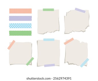 You can write down notes, reminders, key points, and important content with a set of stamped paper memos and sticker illustrations of various patterns.