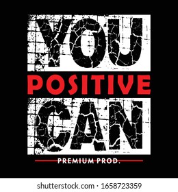 you can,slogan typography graphic for print t shirt,vector illustration,style,art