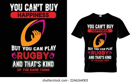 YOU CAN'T BUY HAPPINESS..T-shirt design