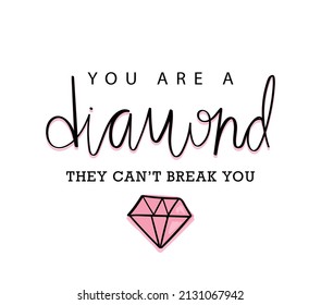 With you is diamond svg