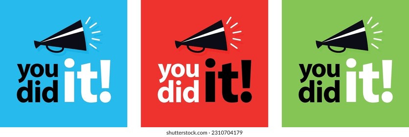 You did it with megaphone