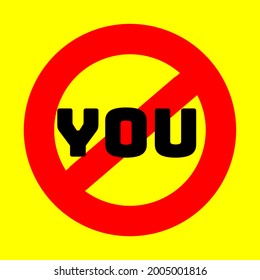 You do not enter sign 