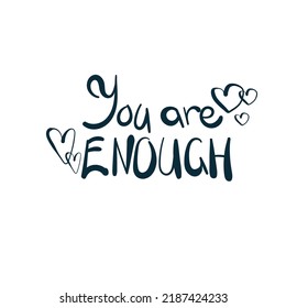 You Enough Girl Power Diversity Vector Stock Vector (royalty Free 