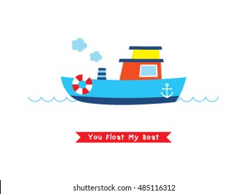 you float my boat vector