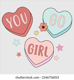  you go girl shirt, happy Peach Girl Quote Eps Sublimation, Feminist, Girl Quotes, Woman Quote, Valentine’s Day, Love, Inspiration Quote, Pink, Retro, Retro Shirt ,