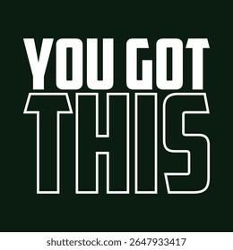 You got this hand lettering art for t shirt