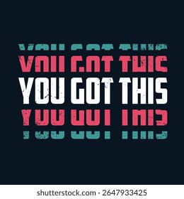 Você tem esta mão arte de letras para t-shirt
