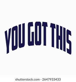 Você tem esta mão arte de letras para t-shirt