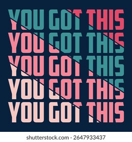 Você tem esta mão arte de letras para t-shirt