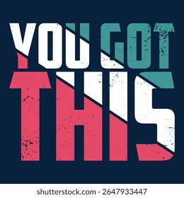 Você tem esta mão arte de letras para t-shirt