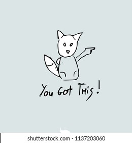 you got this text, handwritten
