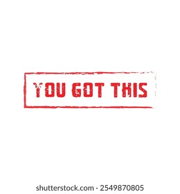 you got this text on RED Grungy  Typography white background.