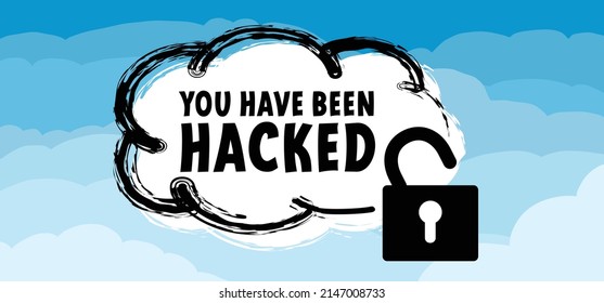 you have been hacked. Vector hacker icon or pictogram. Keylogger, cyber war security concept. Technology data. Hybrid, and warfare, DDoS attack. Hackers, criminals. login and password. Digital, Pwned.