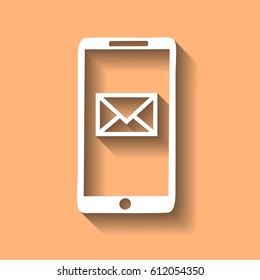You have received a message on the phonevector icon