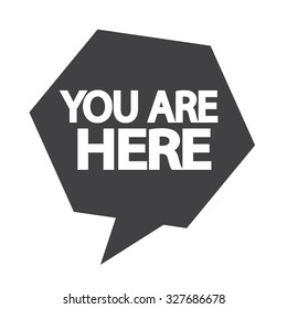 You are here icon