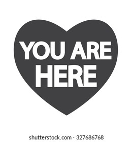 You are here icon