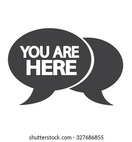You are here icon
