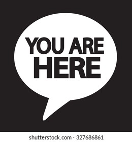 You are here icon