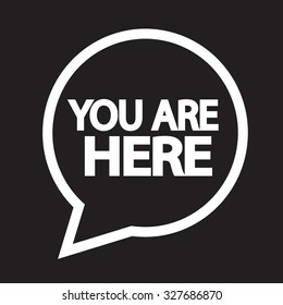 You are here icon