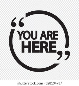 You are here icon