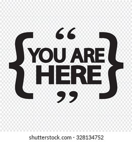 You are here icon