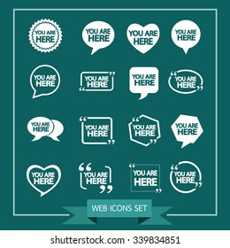 You are here icon
