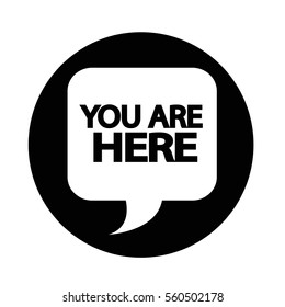 You are here icon