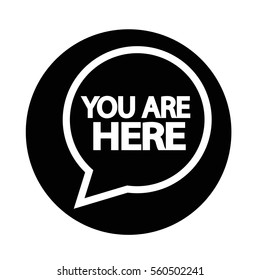 You are here icon