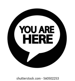 You are here icon