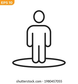 you are here icon symbol template for graphic and web design collection logo vector illustration